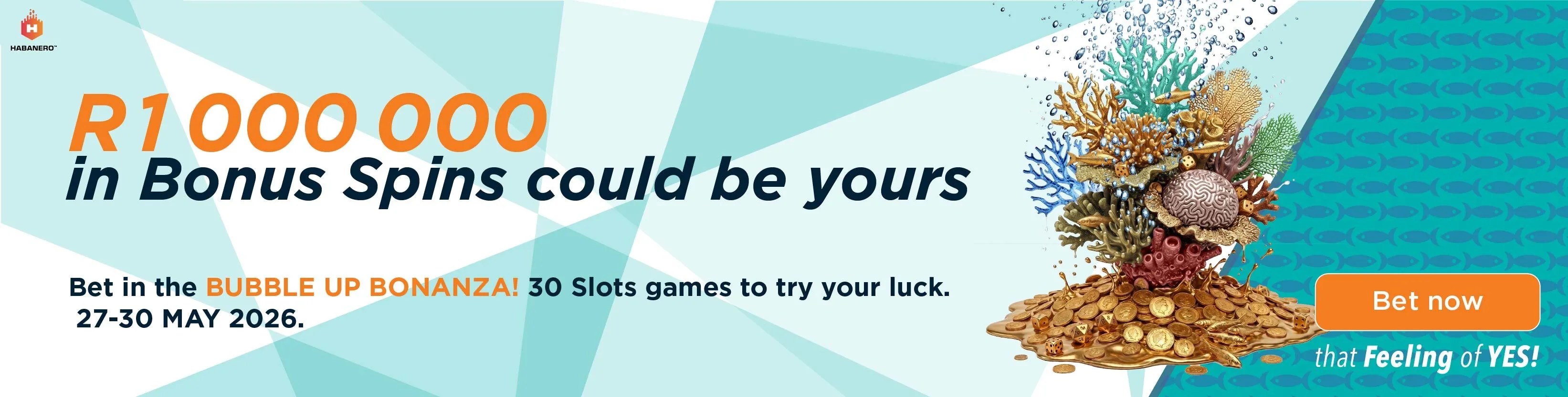 R1,000,000 Bonus Spins — Bubble Up Bonanza